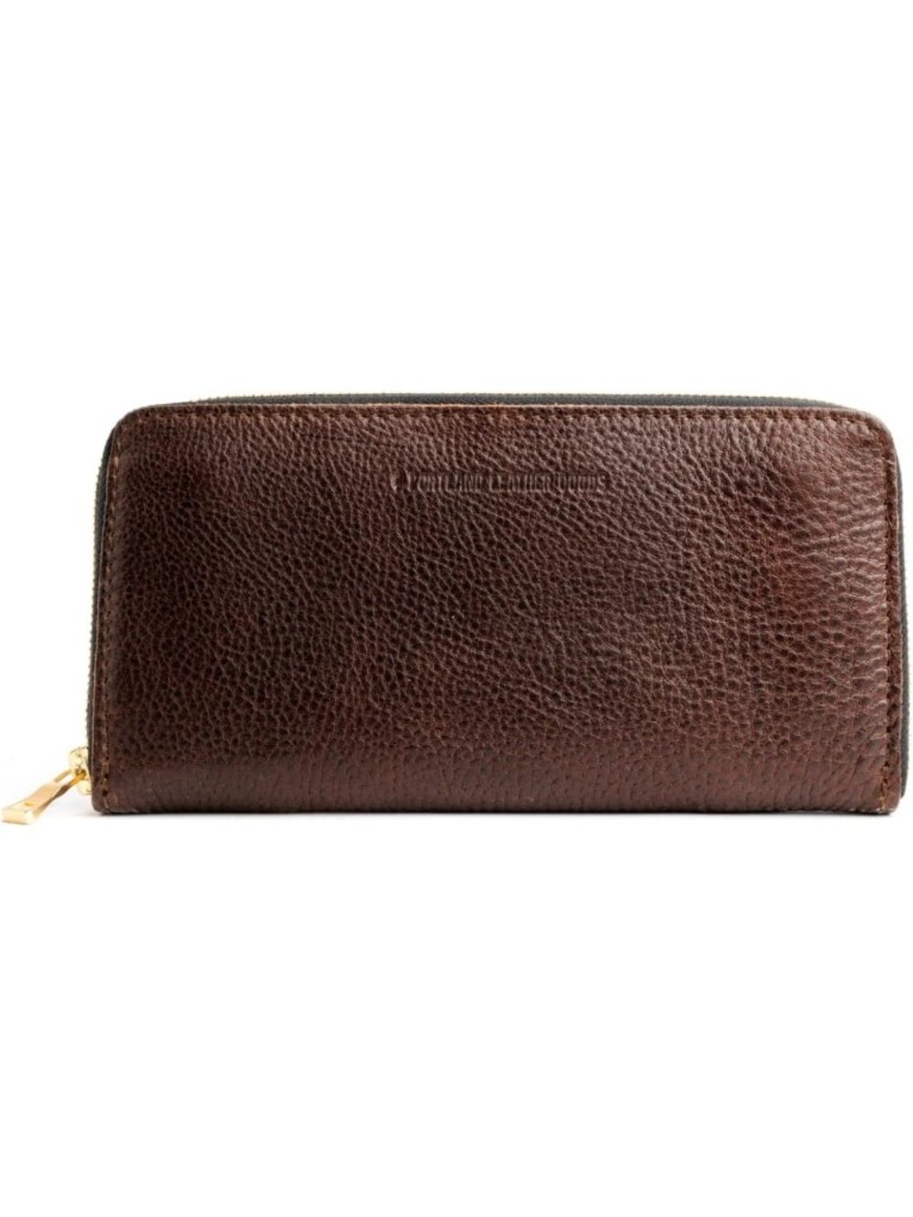 Stylish Women's Accordion Zip Wallet in Coldbrew - Durable Leather, Compact